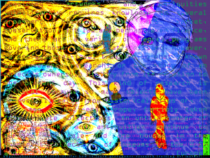 "the reporting functions of visual art' digital artwork by keith walsh,